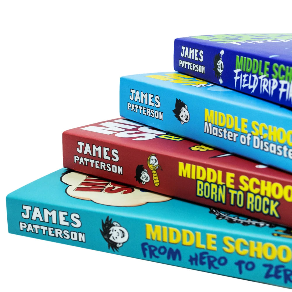 Middle School – 4 Book Collection Set, Books 10–13: The Worst Years of My Life Series - By James Patterson