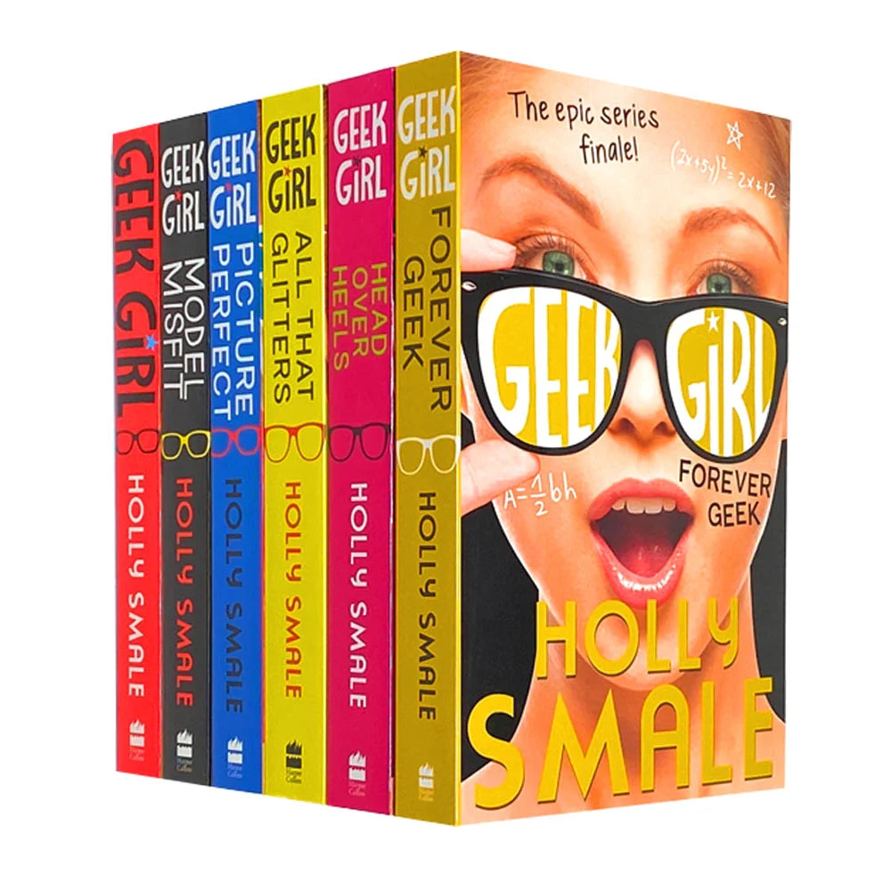 Geek Girl Series – 6 Book Collection Set: Head Over Heels, Teen Fiction, Humor & Friendship - By Holly Smale