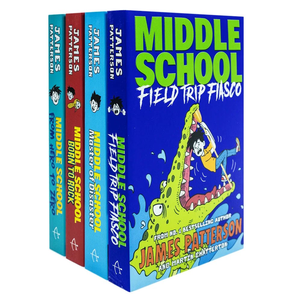 Middle School – 4 Book Collection Set, Books 10–13: The Worst Years of My Life Series - By James Patterson