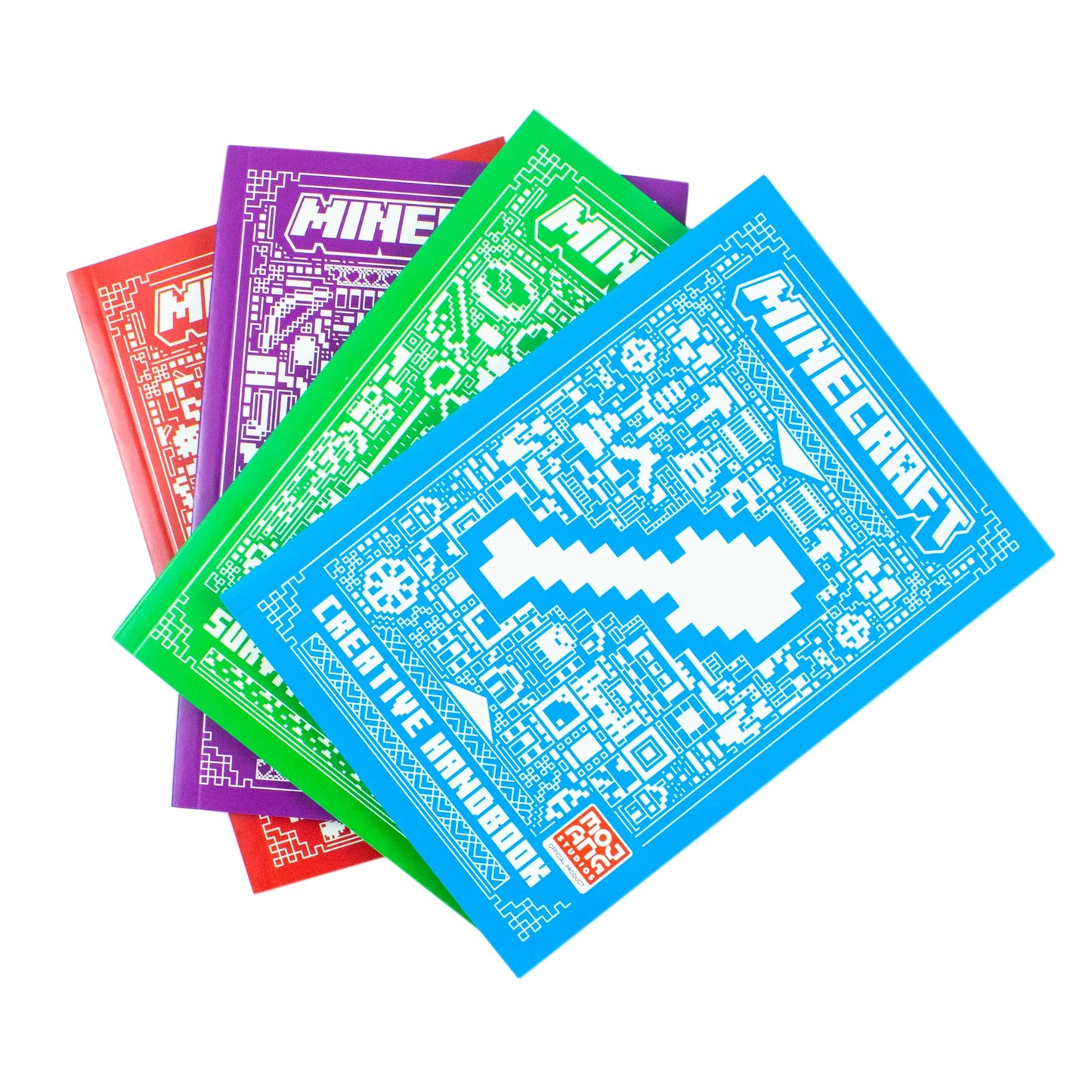 Minecraft Combat Handbook – 4 Book Box Set: Adventure, Crafting, Survival, Multiplayer & Strategy - By Mojang