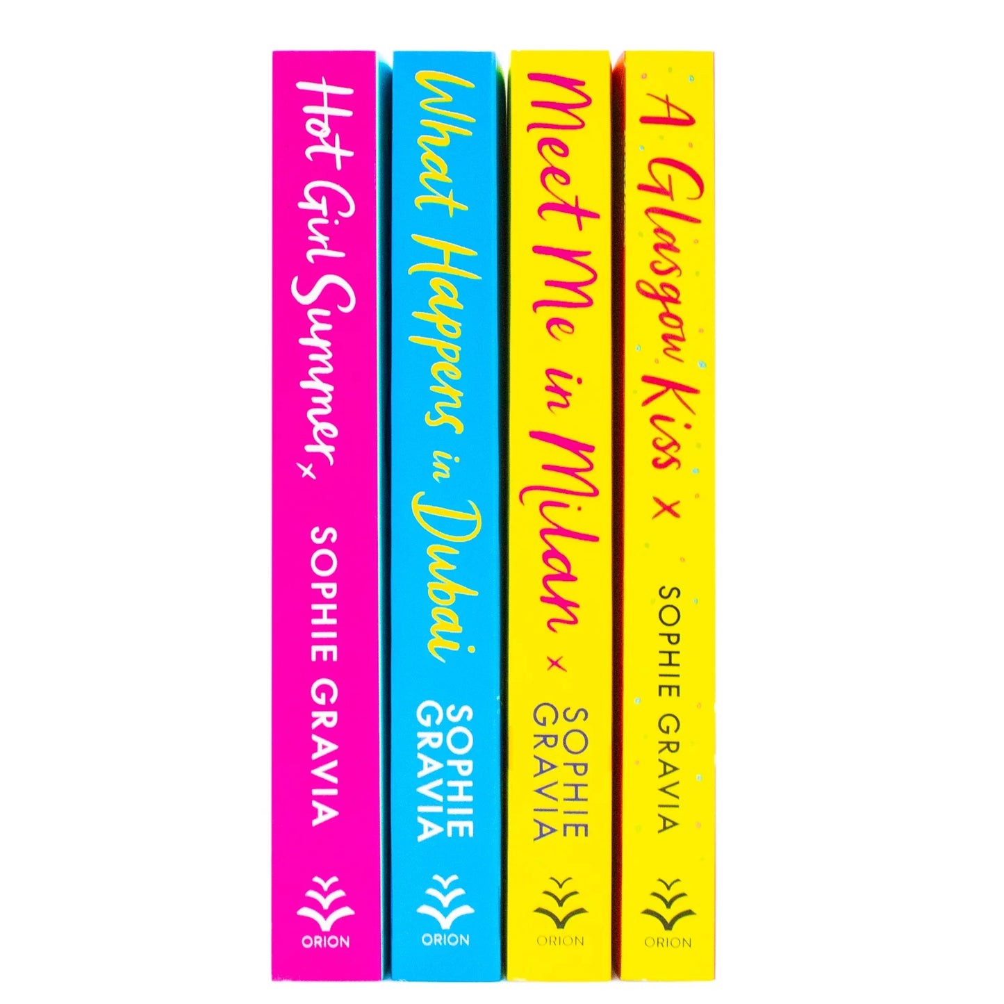 Sophie Gravia – 4 Book Collection Set: A Glasgow Kiss, Hot Girl Summer, What Happens in Dubai & Meet Me in Milan - Paperback