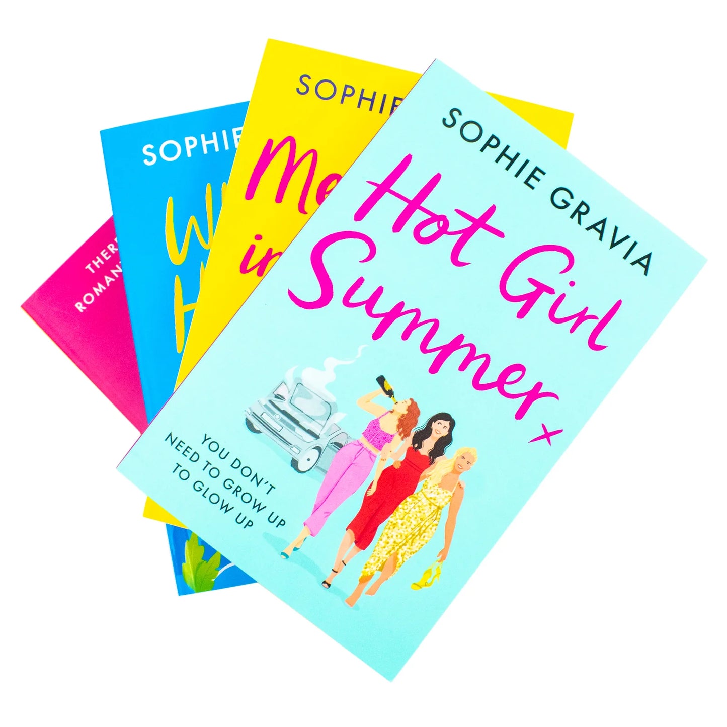 Sophie Gravia – 4 Book Collection Set: A Glasgow Kiss, Hot Girl Summer, What Happens in Dubai & Meet Me in Milan - Paperback