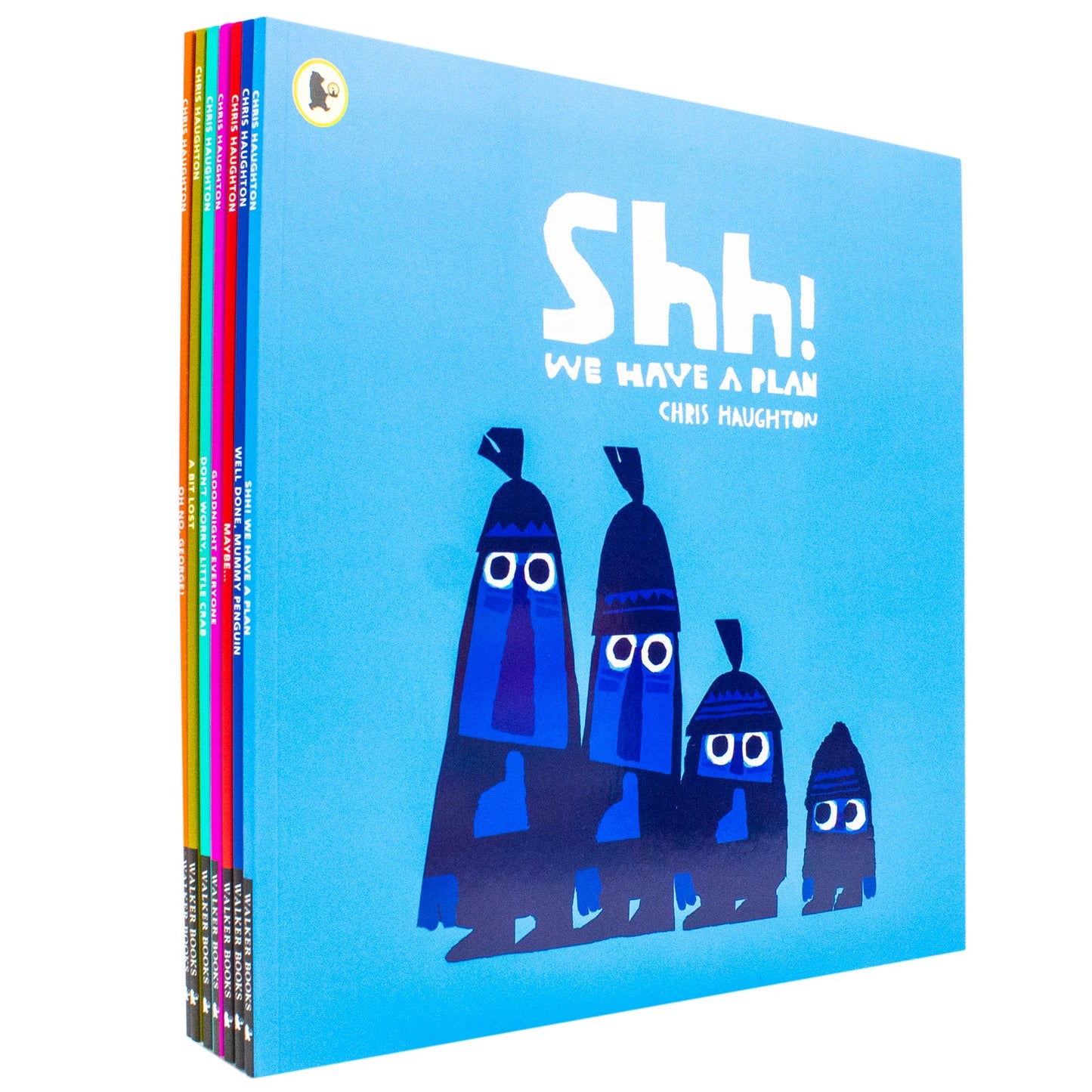 Chris Haughton – 7 Book Collection Set: A Bit Lost, Oh No, George!, Shh! We Have a Plan & More - Children's Picture Books
