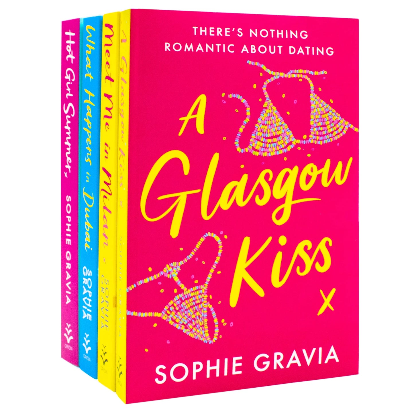 Sophie Gravia – 4 Book Collection Set: A Glasgow Kiss, Hot Girl Summer, What Happens in Dubai & Meet Me in Milan - Paperback