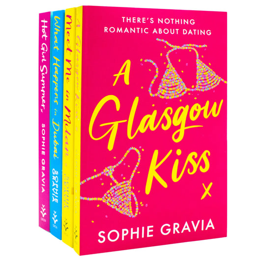 Sophie Gravia – 4 Book Collection Set: A Glasgow Kiss, Hot Girl Summer, What Happens in Dubai & Meet Me in Milan - Paperback