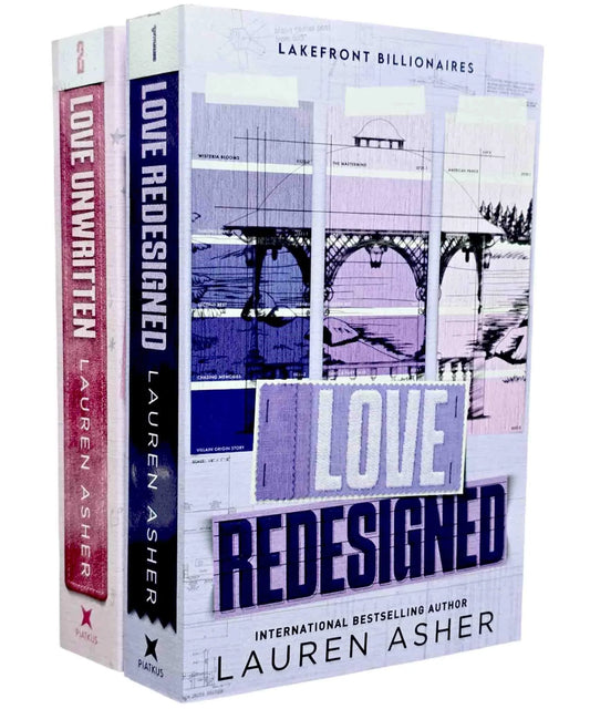 Lakefront Billionaires – 2 Book Collection: Love Redesigned & Love Unwritten - By Lauren Asher - Paperback