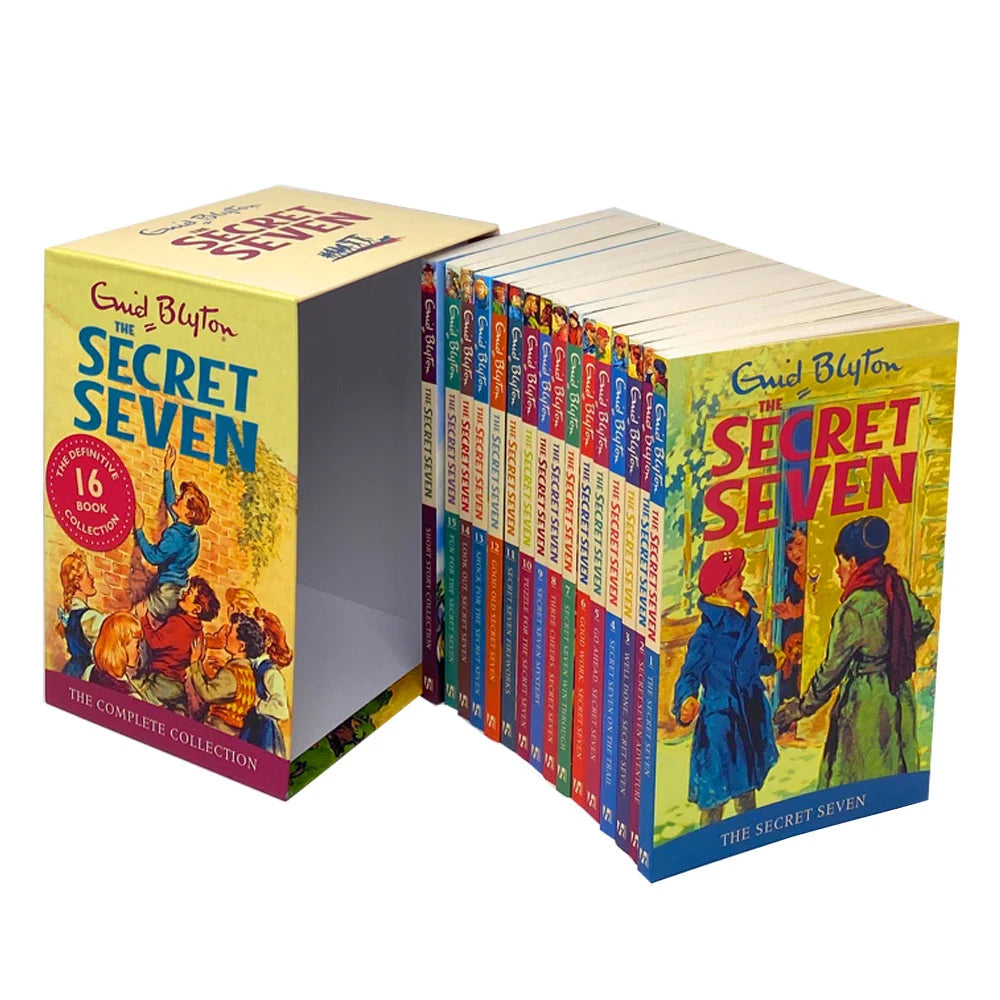 Enid Blyton's Secret Seven – Complete 16 Book Box Set: Classic Adventure & Mystery Stories - By Enid Blyton