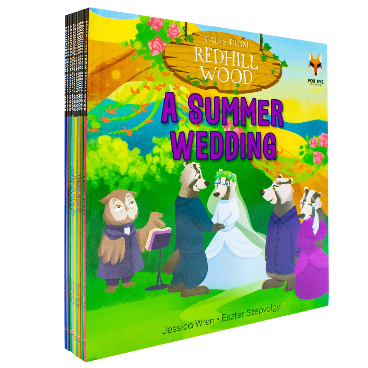 Tales From Redhill Wood – 10 Book Collection Set: A Summer Wedding, A Sleepy Winter, Squirrel Adventure & More - By Jessica Wren