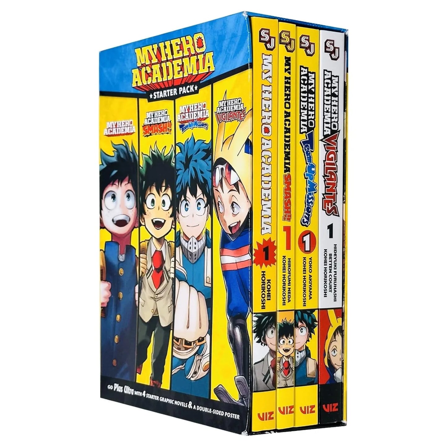 My Hero Academia – Starter Pack Box Set: Smash!!, Team-Up Missions & Vigilantes Manga Collection - Format to be Confirmed