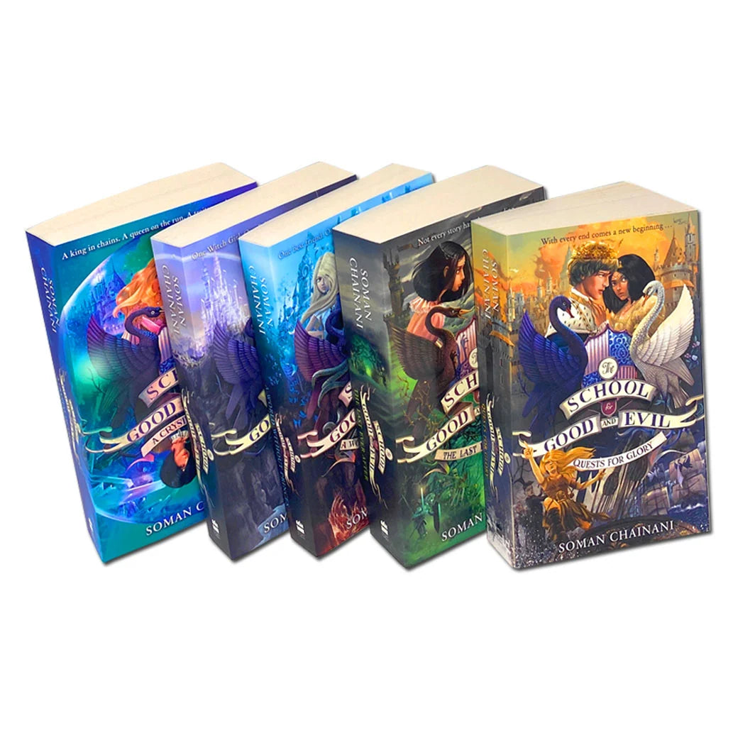 The School for Good and Evil – 5 Book Collection Set: Fantasy Adventure & Friendship - By Soman Chainani - Paperback