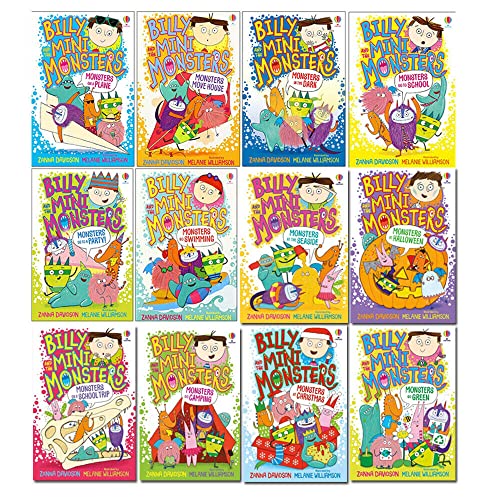 Billy and the Mini Monsters – Series 1: 12 Book Collection Set - By Zanna Davidson - Children's Early Chapter Books & Funny Monster Adventures
