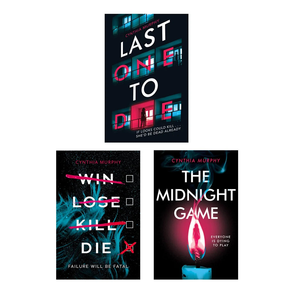 Cynthia Murphy 3 Book Collection – The Midnight Game, Win Lose Kill Die & Last One to Die - By Cynthia Murphy - Paperback