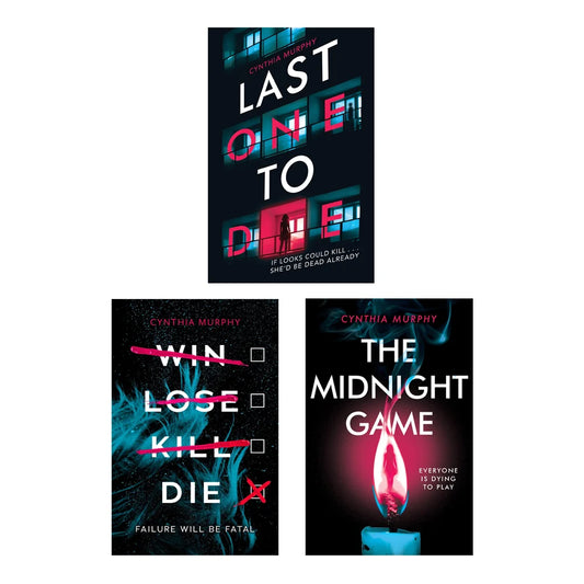 Cynthia Murphy 3 Book Collection – The Midnight Game, Win Lose Kill Die & Last One to Die - By Cynthia Murphy - Paperback