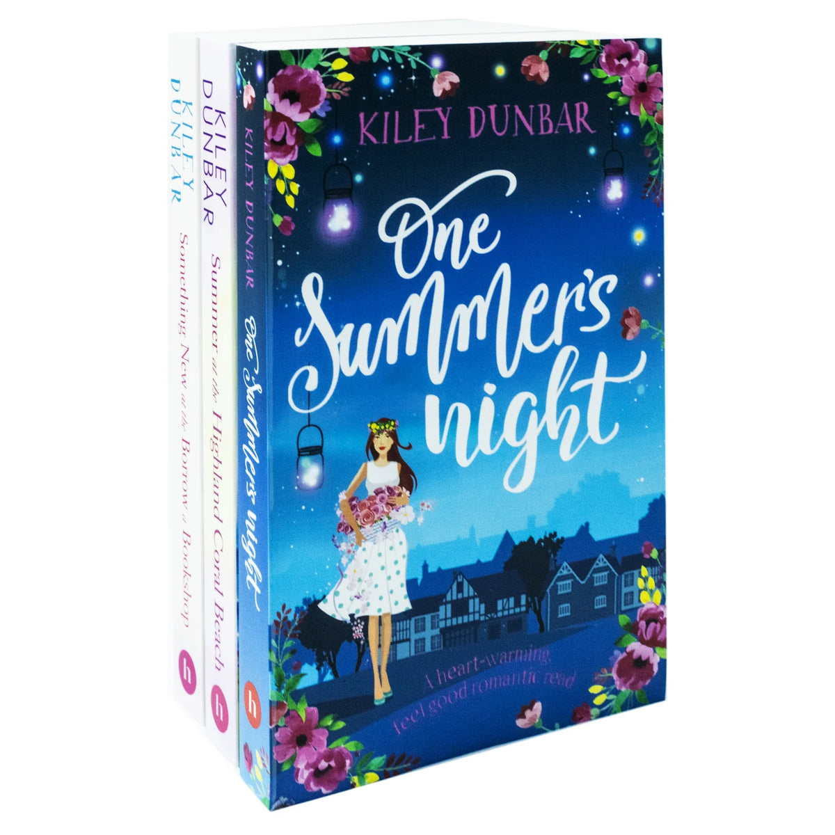 Kiley Dunbar Collection – 3 Book Set: Summer at the Highland Coral Beach, One Summer's Night & The Borrow a Bookshop Holiday - By Kiley Dunbar - Paperback