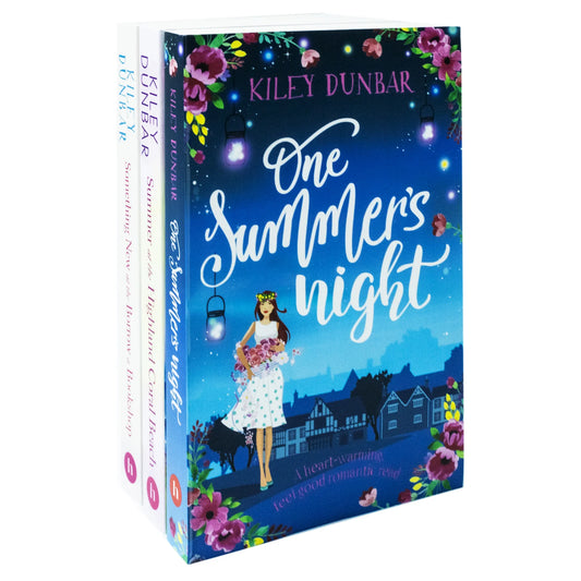 Kiley Dunbar Collection – 3 Book Set: Summer at the Highland Coral Beach, One Summer's Night & The Borrow a Bookshop Holiday - By Kiley Dunbar - Paperback