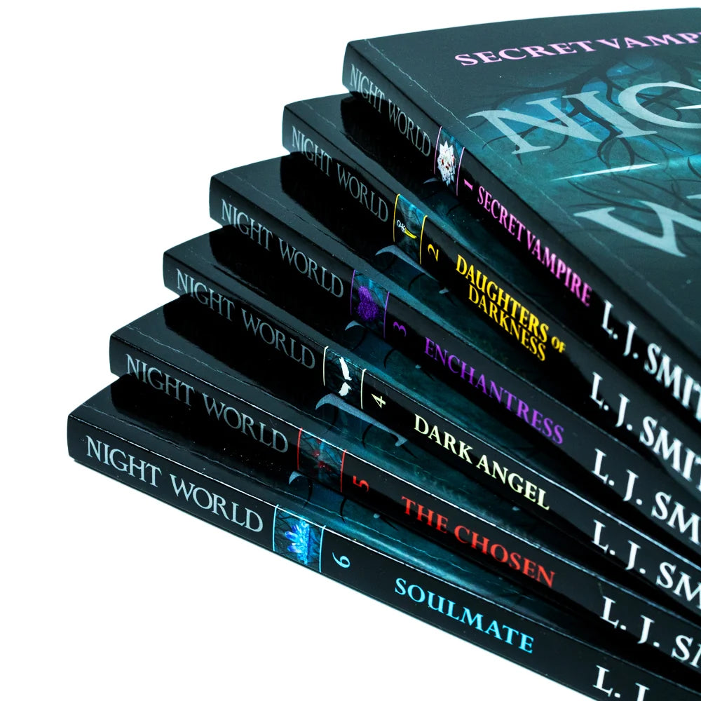 Night World – 6 Book Collection Box Set: Secret Vampire, Daughters of Darkness, Enchantress, Dark Angel, The Chosen & Soulmate - By L.J. Smith