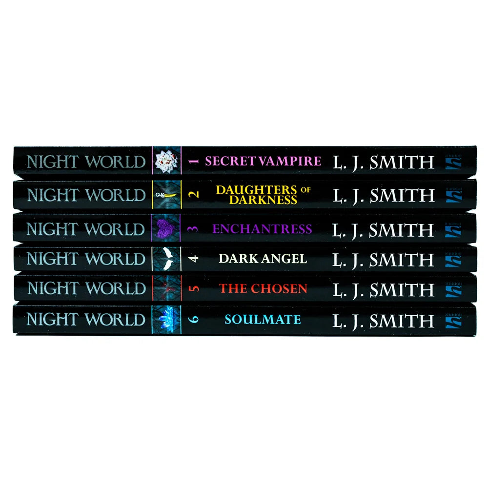 Night World – 6 Book Collection Box Set: Secret Vampire, Daughters of Darkness, Enchantress, Dark Angel, The Chosen & Soulmate - By L.J. Smith