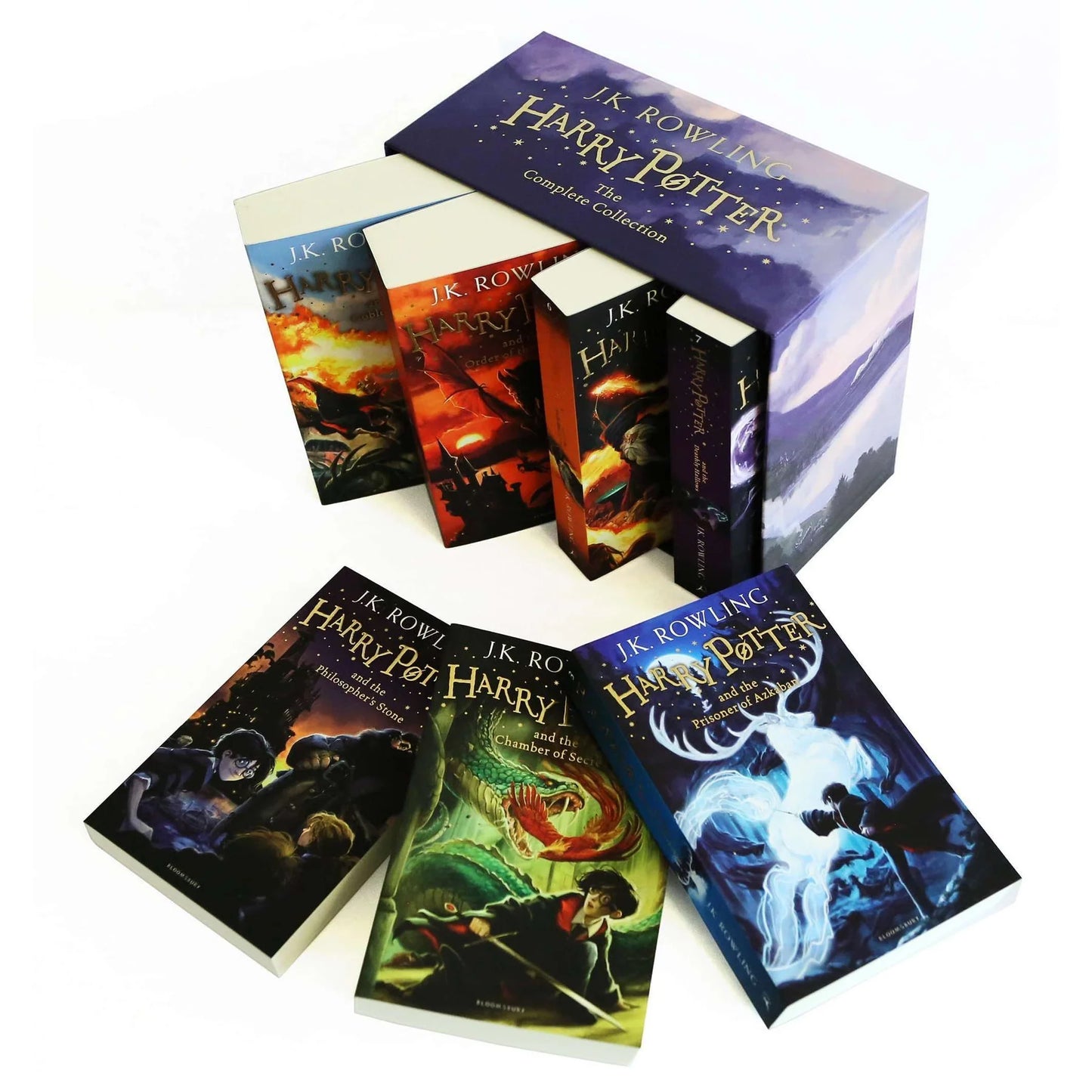 Harry Potter – Complete 7 Book Box Set: The Wizarding World of Hogwarts - By J. K. Rowling - Paperback, Ages 12+