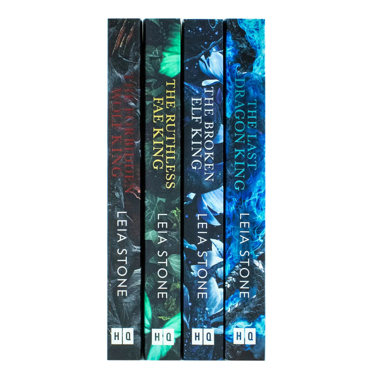 Kings of Avalier – Complete 4 Book Set: The Last Dragon King, The Broken Elf King & More - By Leia Stone - Paperback