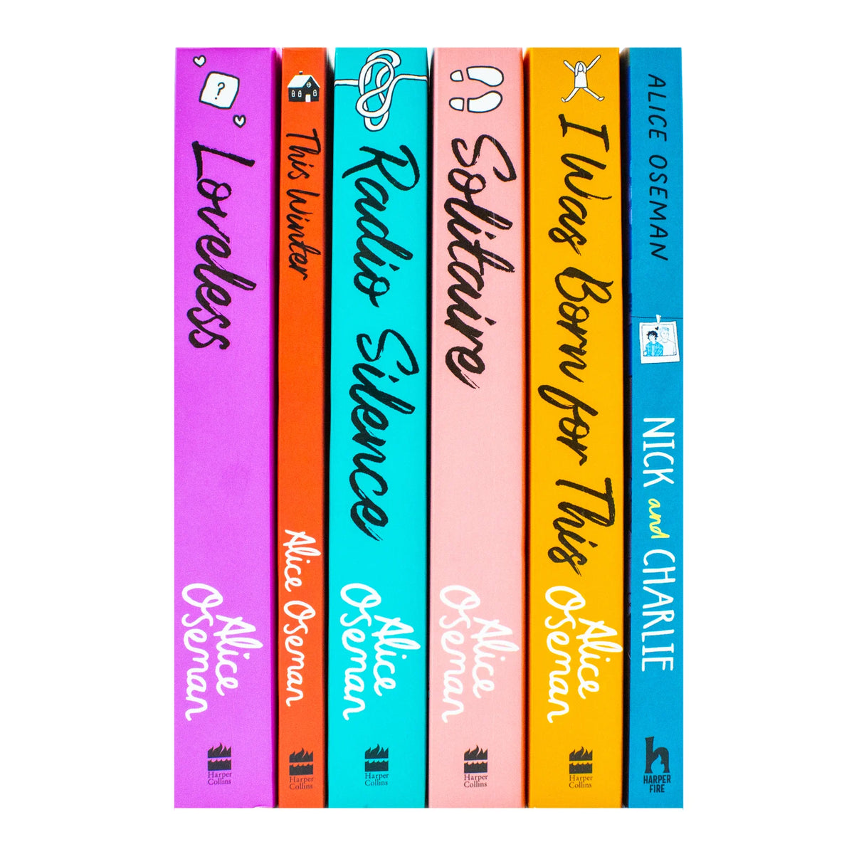 Alice Oseman – 6 Book Collection Set: Solitaire, Loveless, Radio Silence & More - Contemporary Young Adult Fiction - Paperback