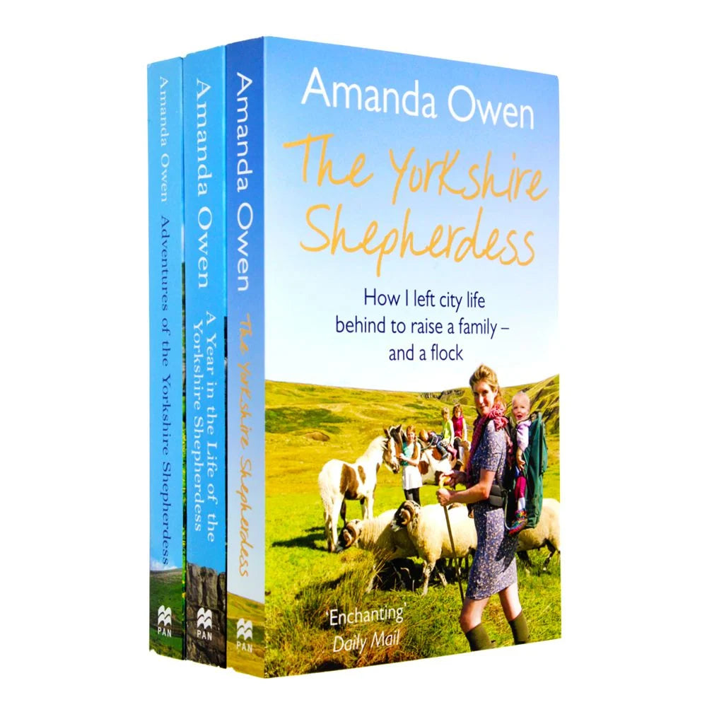 The Yorkshire Shepherdess – 3 Book Set: Amanda Owen Collection - By Amanda Owen - Paperback