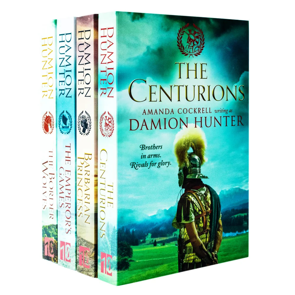 The Centurions Series – 4 Book Set: The Centurions, Barbarian Princess, The Emperor's Games & The Border Wolves - By Damion Hunter - Paperback
