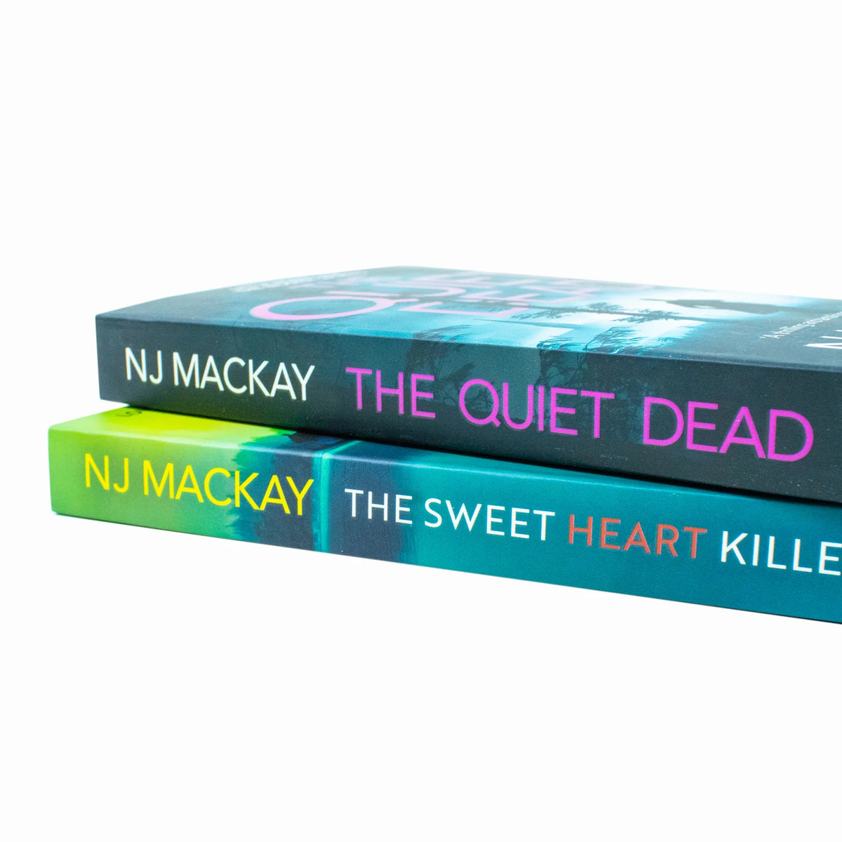 NJ Mackay DI Sebastian Locke Mystery Collection 2 Books Set (The Quiet Dead & The Sweetheart Killer) - Paperback