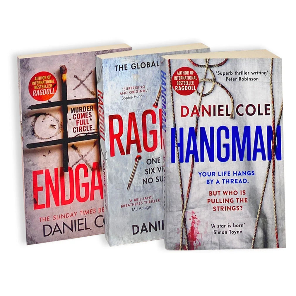 Ragdoll Trilogy – 3 Book Set: Ragdoll, Hangman & Endgame - By Daniel Cole - Paperback