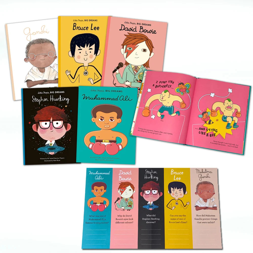 Little People, BIG DREAMS – Trailblazing Men 5 Book Collection Box Set: Inspirational Biographies for Children - Hardcover