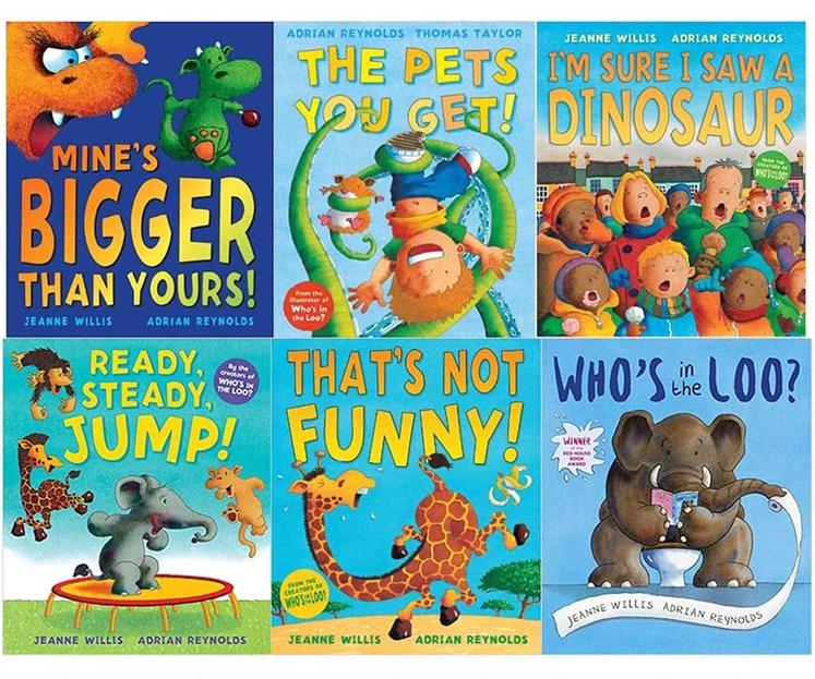 Jeanne Willis & Thomas Taylor – 6 Book Collection Set: Children's Picture Books - By Jeanne Willis & Thomas Taylor - Paperback