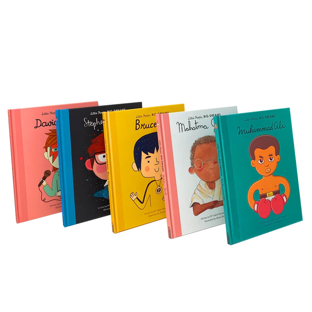 Little People, BIG DREAMS – Trailblazing Men 5 Book Collection Box Set: Inspirational Biographies for Children - Hardcover