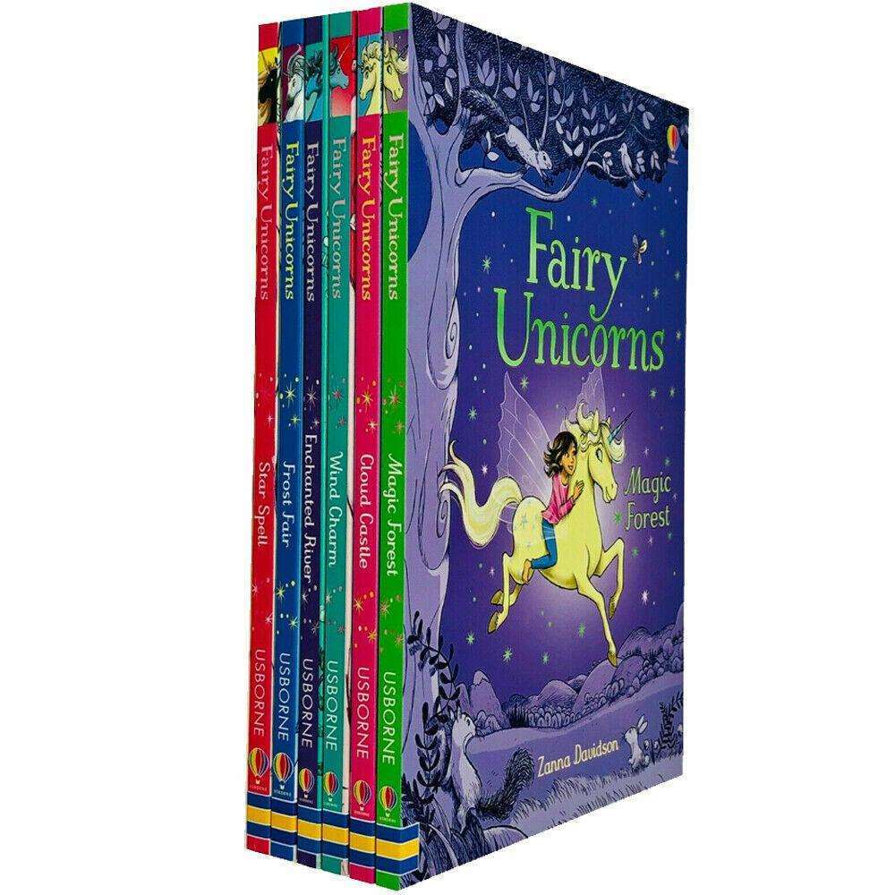 Usborne Fairy Unicorns – 6 Book Collection Set - By Zanna Davidson