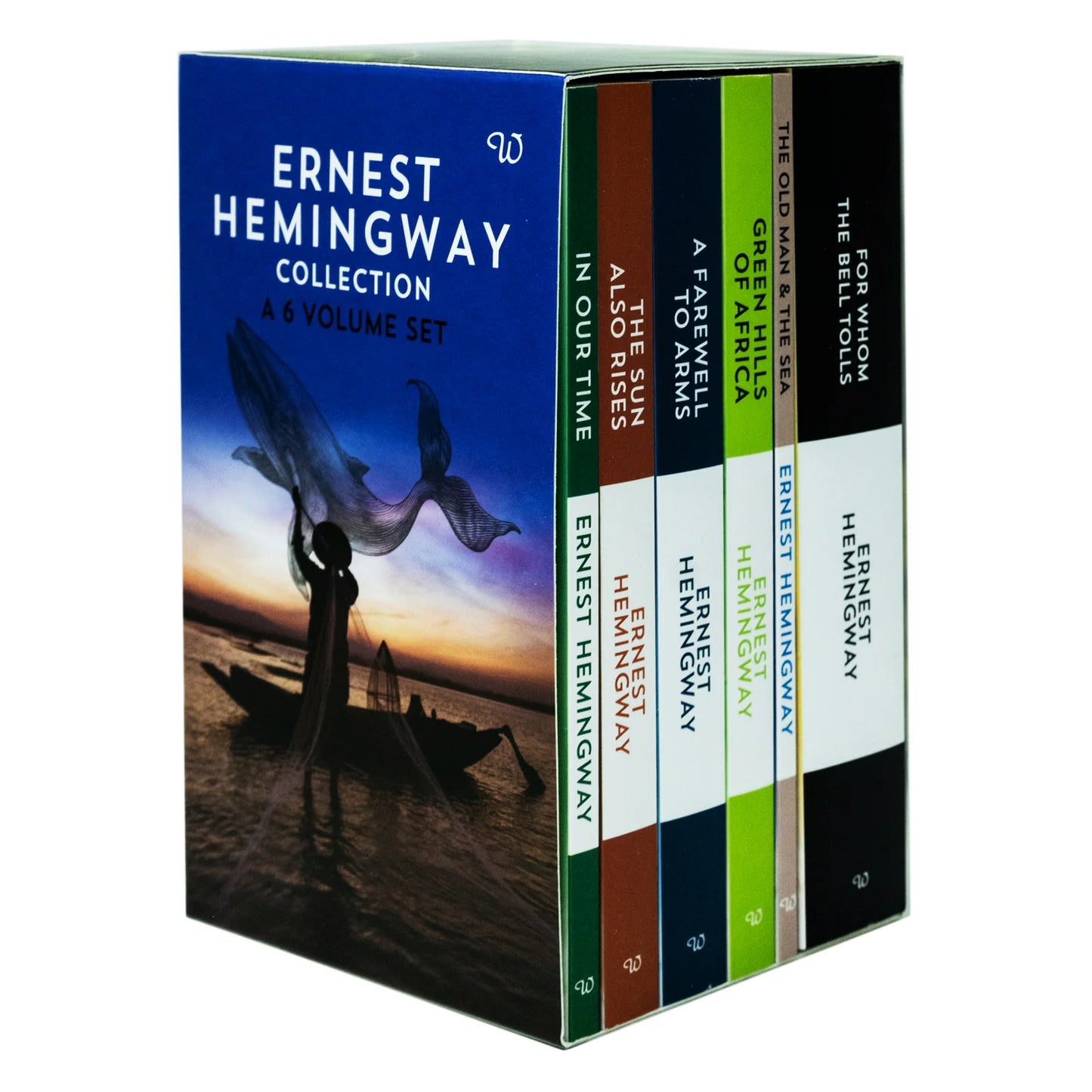 Ernest Hemingway 6 Book Collection – For Whom the Bell Tolls, The Old Man and the Sea, A Farewell to Arms & More - By Ernest Hemingway - Paperback