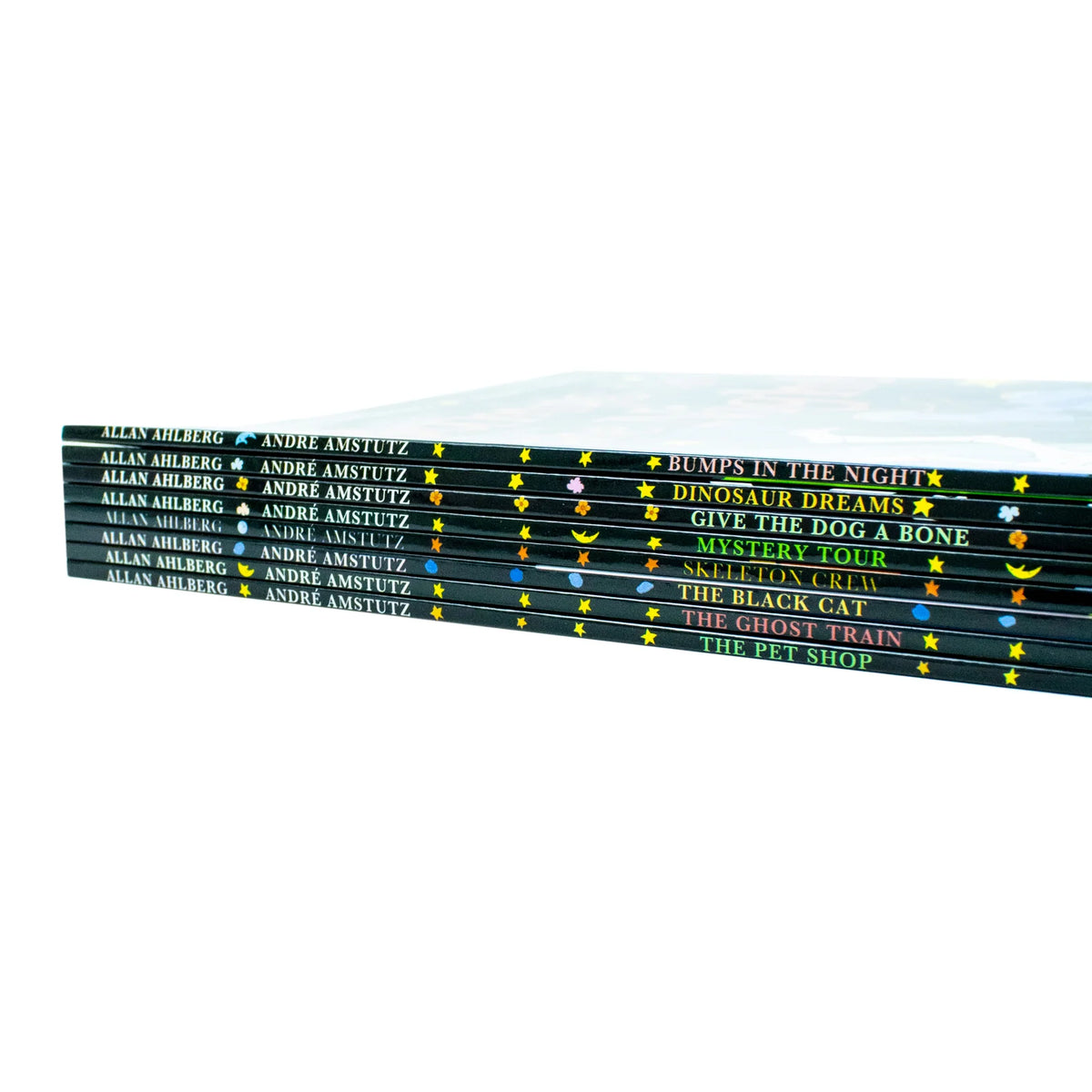 Funny Bones Collection – 8 Book Set: Spooky & Funny Skeleton Adventures - By Allan Ahlberg - Paperback