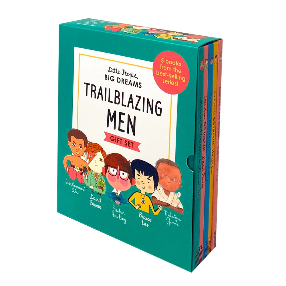 Little People, BIG DREAMS – Trailblazing Men 5 Book Collection Box Set: Inspirational Biographies for Children - Hardcover