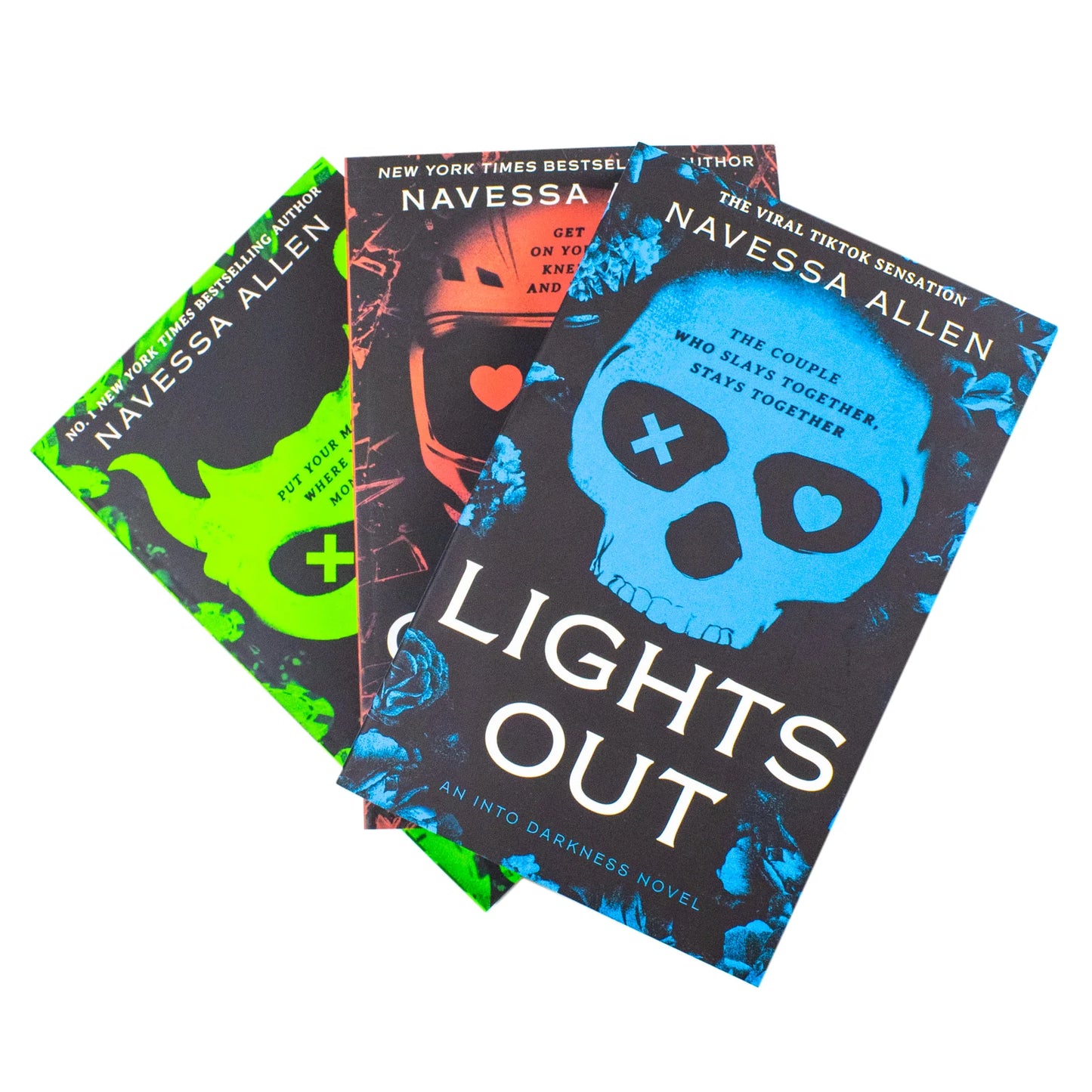 Into Darkness – 3 Book Collection Set: Lights Out, Caught Up & Game On - By Navessa Allen - Paperback