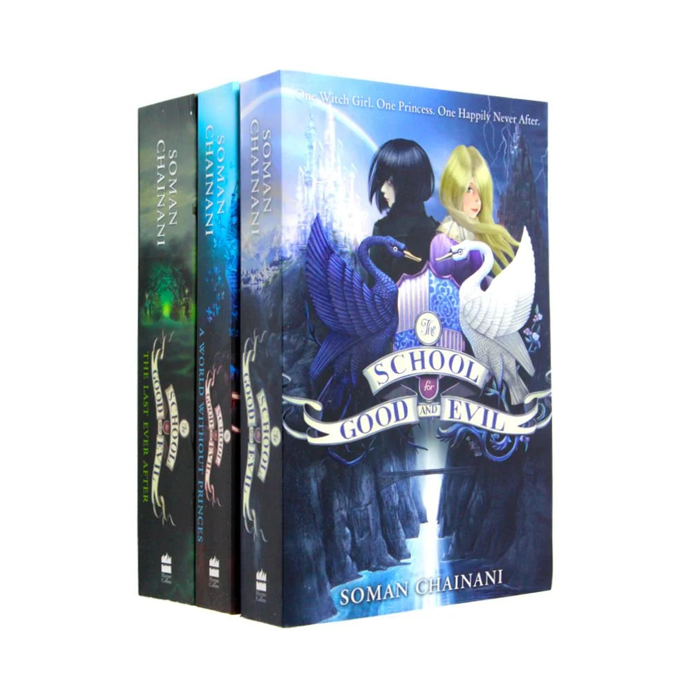 The School for Good and Evil – 3 Book Collection Set: Fantasy Adventure & Fairy-Tale Magic - By Soman Chainani - Paperback