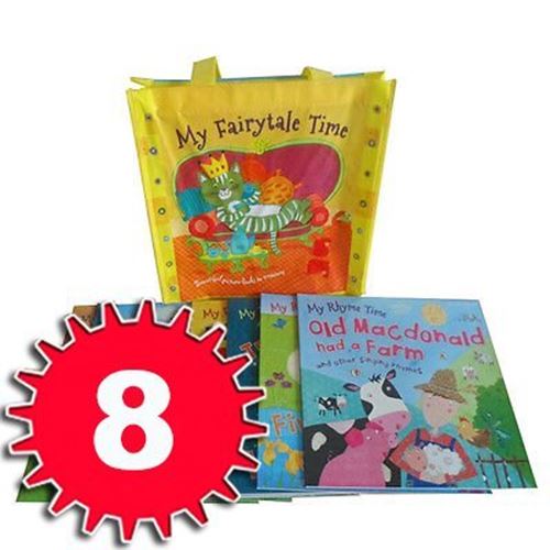 My Fairytale Time, My Rhyme Time, 8 Book Set [Board book] [Jan 01, 2014] various