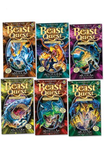 Beast Quest Series 12 6 Books Collection Set [Paperback] [Jan 01, 2012] Adam bla