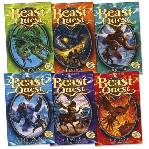 Beast Quest Series 1-4. Twenty-four Books with Collector Cards Intact [Paperback