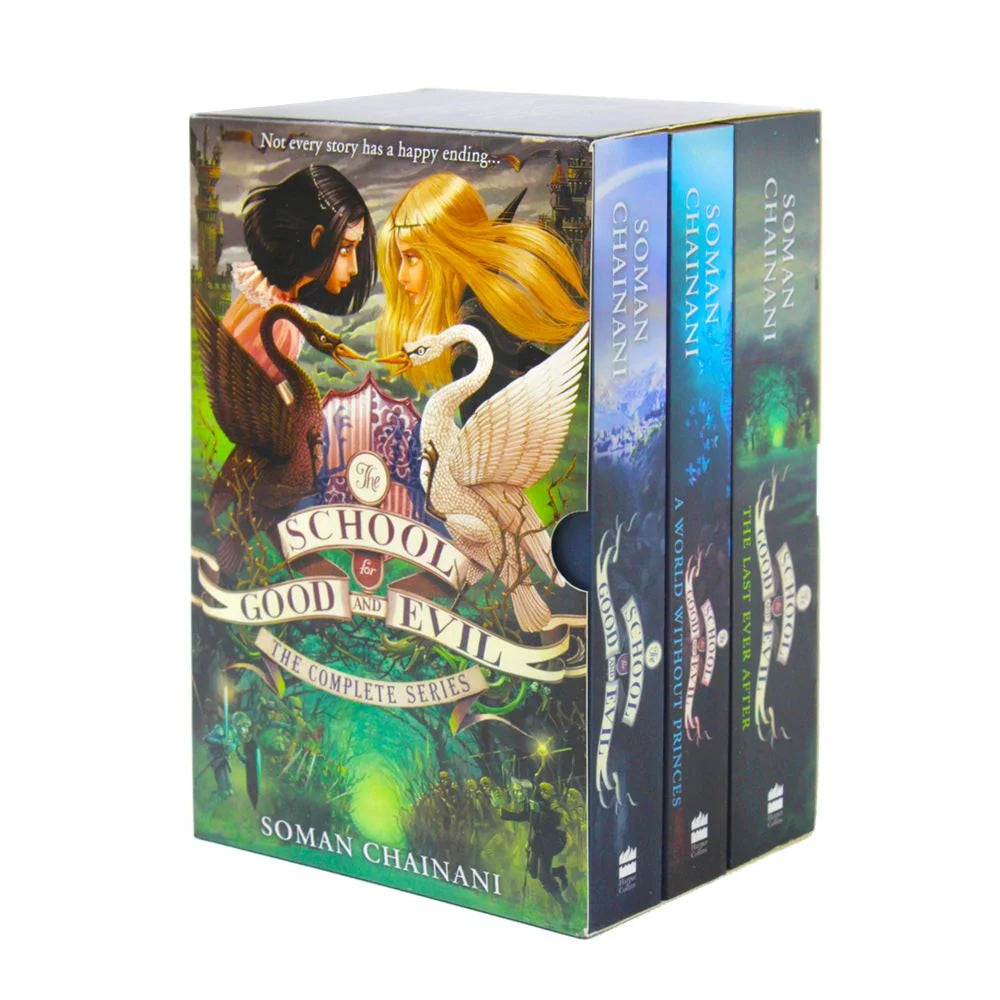 The School for Good and Evil – 3 Book Collection Set: Fantasy Adventure & Fairy-Tale Magic - By Soman Chainani - Paperback
