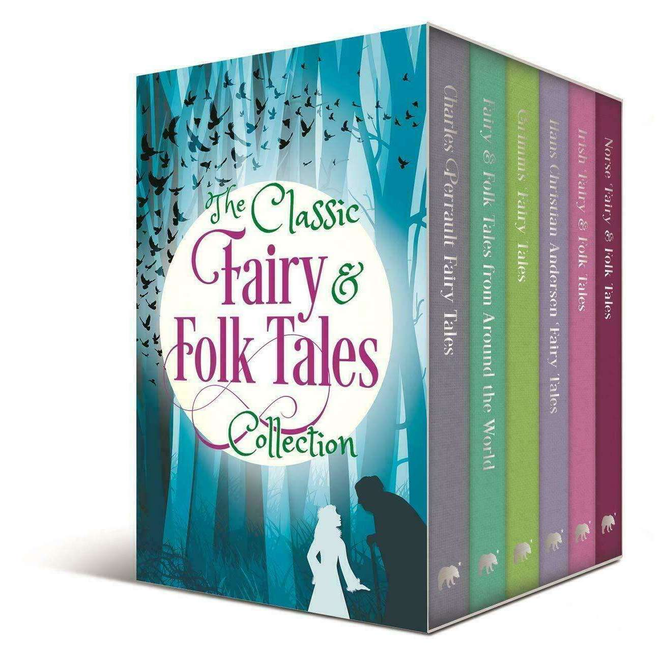 Classic Fairy & Folk Tales – 6 Book Box Set Collection: Timeless Stories & Traditional Tales - By Various Authors