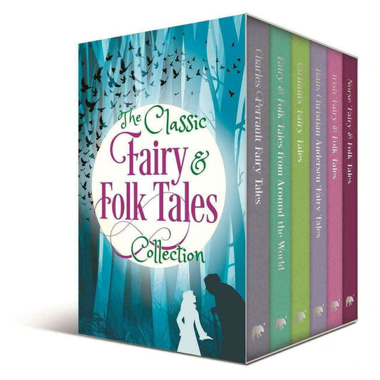 Classic Fairy & Folk Tales – 6 Book Box Set Collection: Timeless Stories & Traditional Tales - By Various Authors