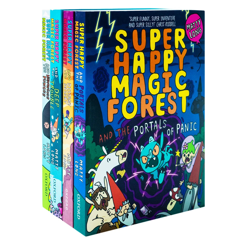 Super Happy Magic Forest Series – 4 Book Collection Set - By Matty Long