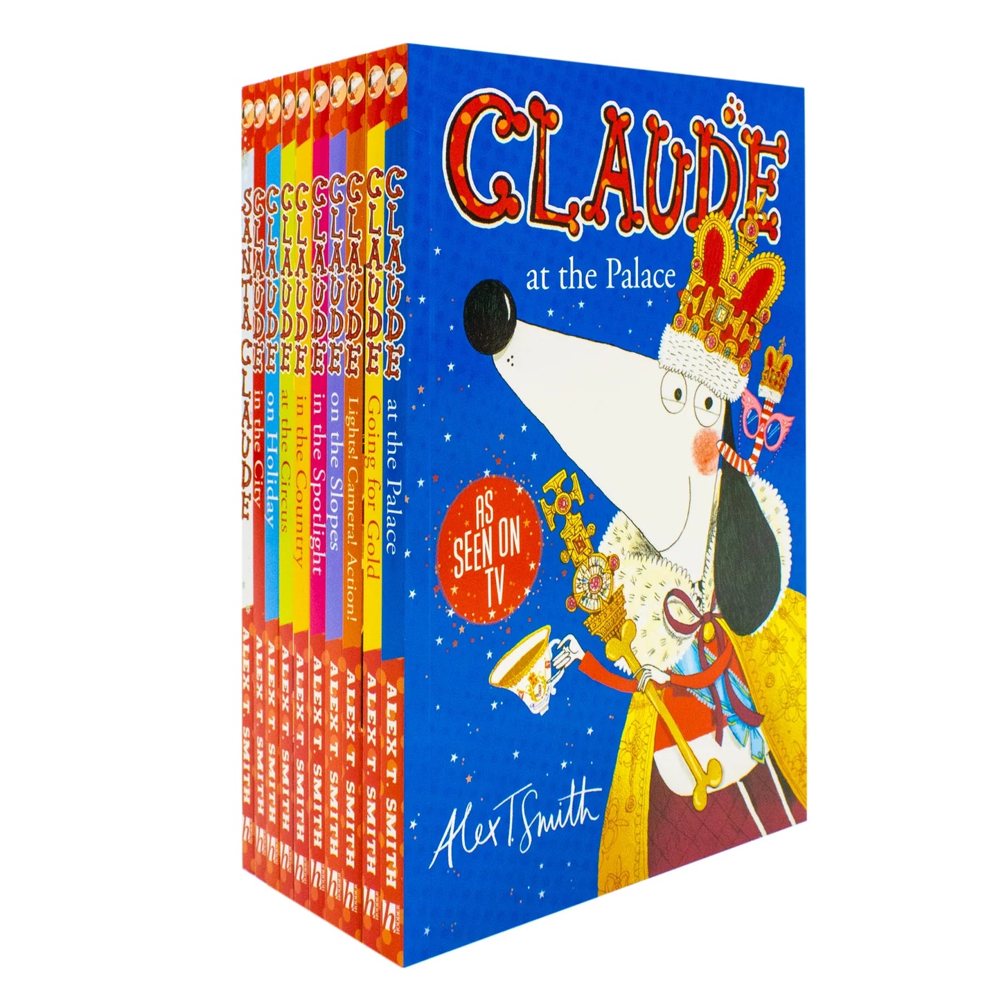 Claude – A Rather Smashing Collection: 10 Book Set - By Alex T. Smith - Children's Fiction & Adventures
