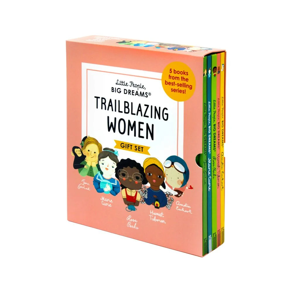 Little People, BIG DREAMS – Trailblazing Women 5 Book Gift Set: Amelia Earhart, Marie Curie, Rosa Parks, Harriet Tubman & Jane Goodall - By Various Authors - Hardback