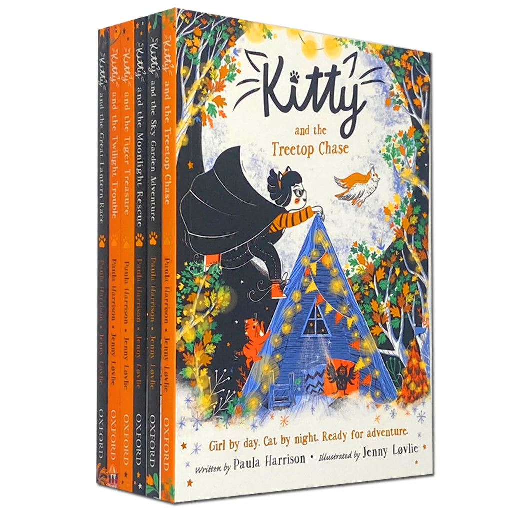 Kitty and the Rescue Adventure – 6 Book Collection Set: Children's Animal Fiction, Pets & Exciting Adventures - By Paula Harrison