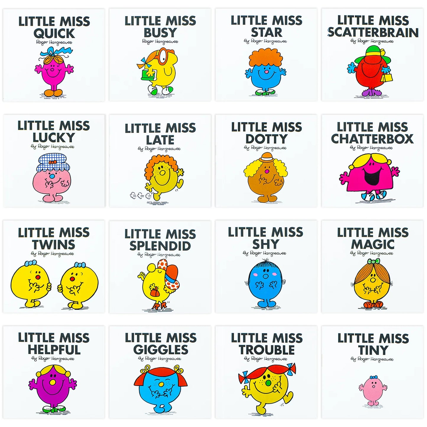 Little Miss Complete Collection – 36 Book Box Set - By Roger Hargreaves - Classic Children's Storybooks