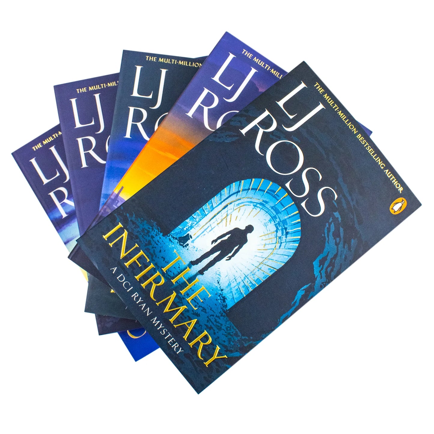 DCI Ryan Mysteries – 5 Book Collection Set, Volumes 11–15: The Infirmary, The Moor, Penshaw & More - By L. J. Ross - Paperback