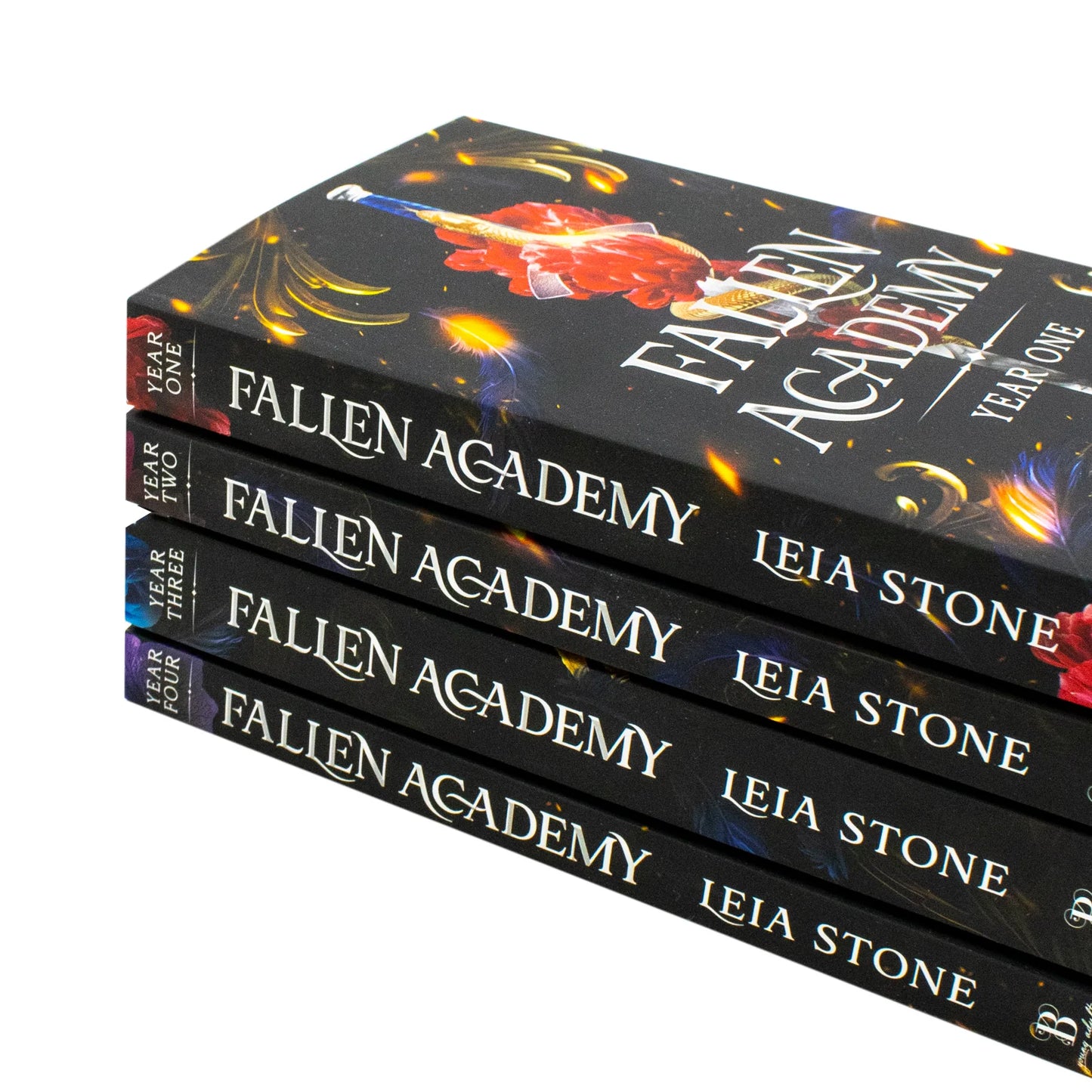 Fallen Academy Series – Complete 4 Book Collection: Year One, Year Two, Year Three & Year Four - By Leia Stone - Paperback